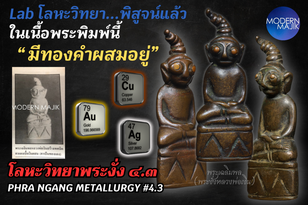 เผยความลับ "พระเฉลิมพล" ผ่านผล Lab พบทองคำซ่อนอยู่! จากการตรวจสอบด้วยเครื่อง XRF (X-ray Fluorescence)